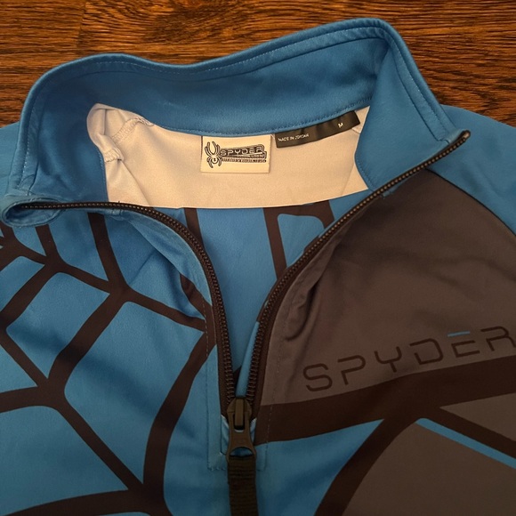 SPYDER Boys’ Web Half-Zip Base Layer Top Size Medium - Picture 5 of 5